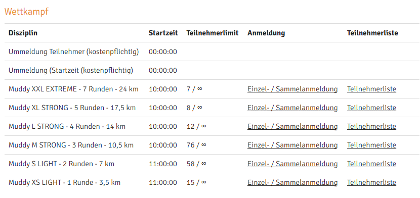 2.Distanz auswählen
