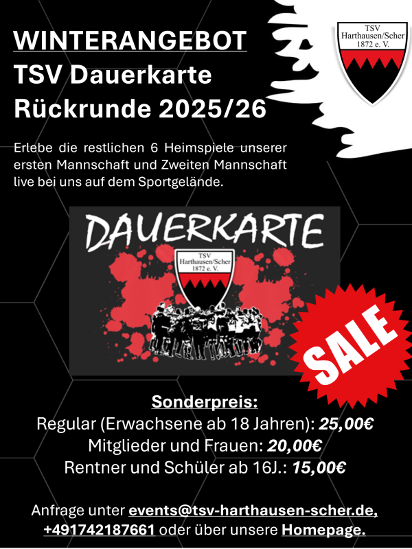 Beitrag Dauerkarte Sale